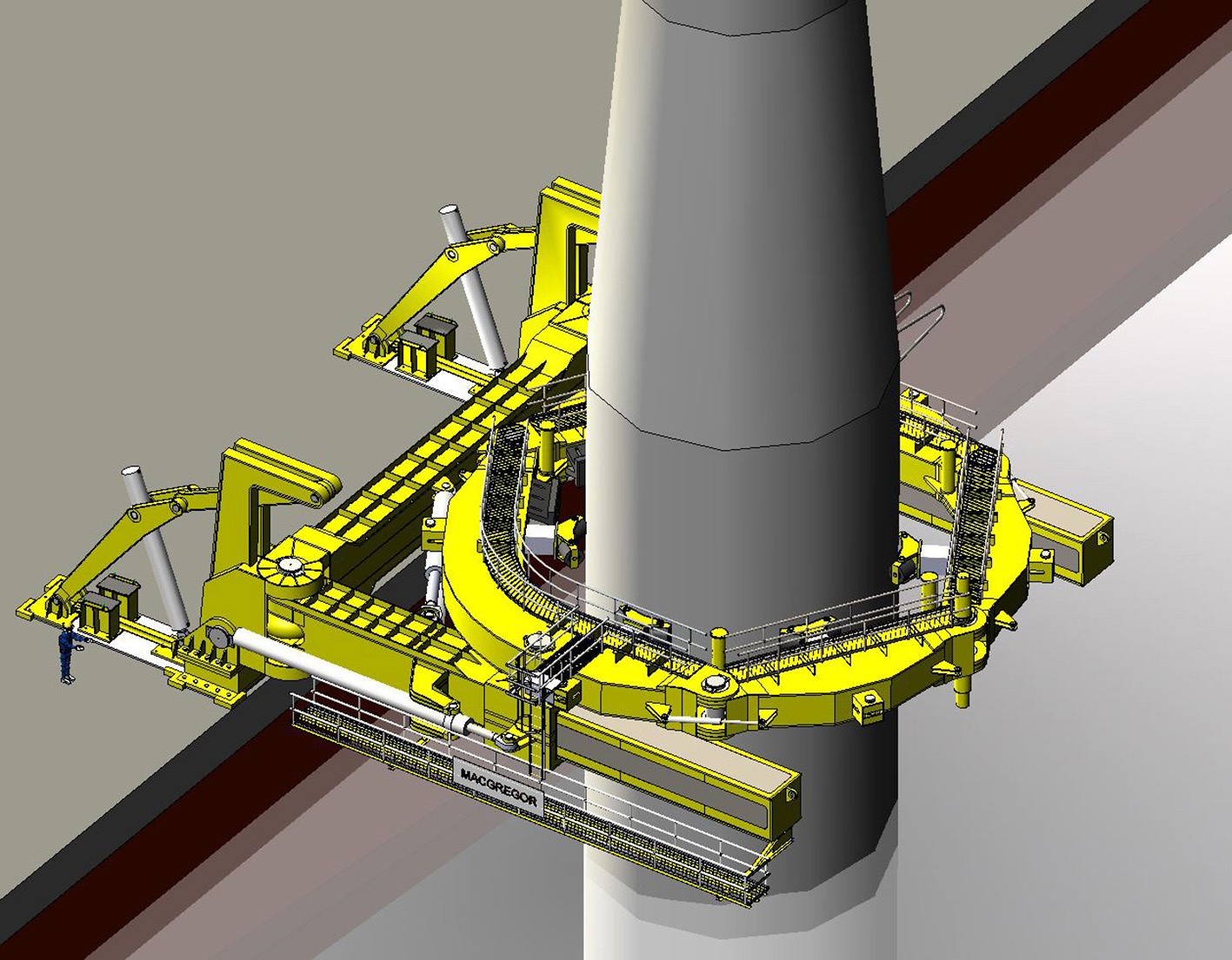 The new pile-gripper offers substantial cost and time savings by applying motion-compensation technology, coupled with dynamic positioning (DP), to the monopile installation process