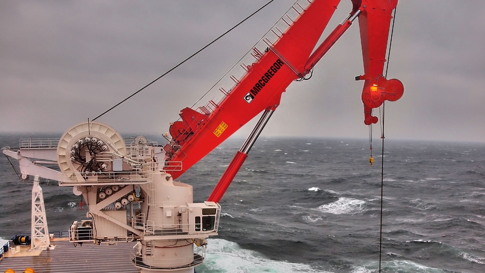 Offshore Pedestal Crane Load Chart